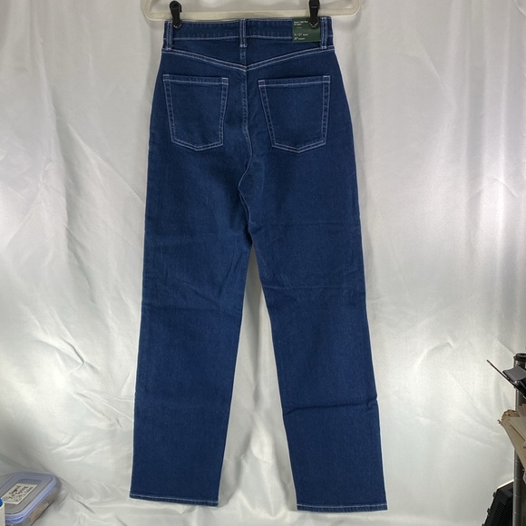 Wild Fable super high rise straight dark blue denim casual weekend streetwear 4 - Picture 2 of 8